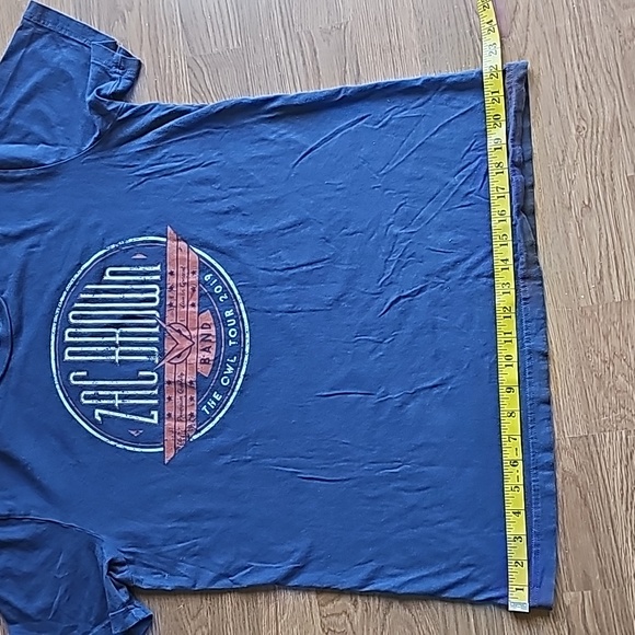 Zac Brown Band Short Sleeve Concert T-Shirt 2019 The Owl Tour Size Large - Picture 8 of 9